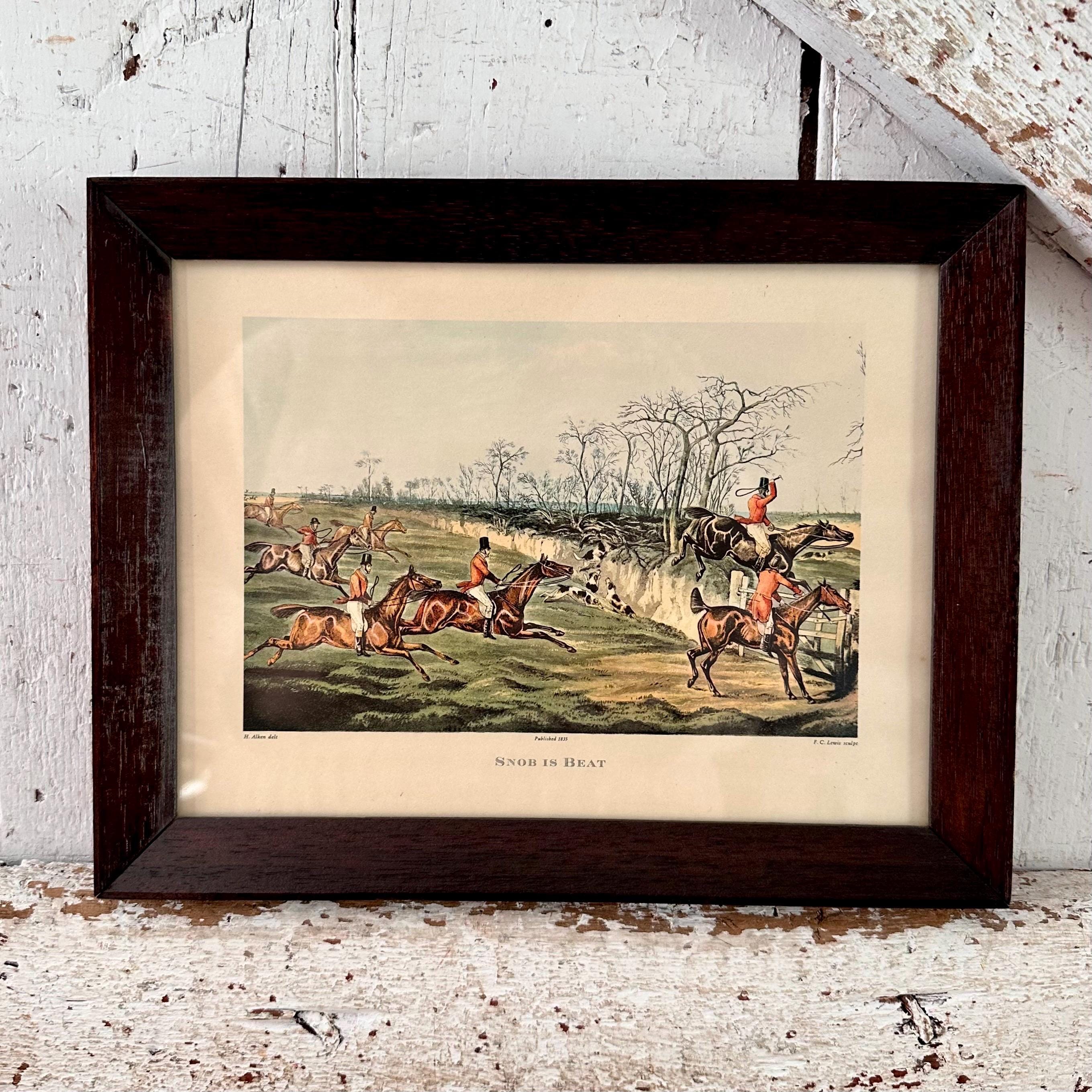 版画 50s / Fox hunting English Fox Hunting Poster ✓ – Poster Museum