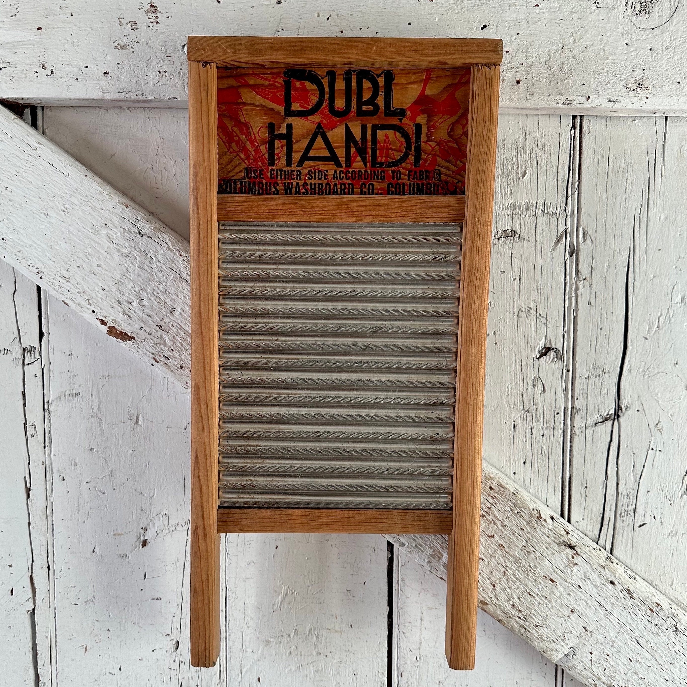 DUBL HANDI / ヴィンテージ ウォッシュボード（洗濯板）【sa678】 DUBL HANDI / ヴィンテージ ウォッシュボード（洗濯板）【sa678