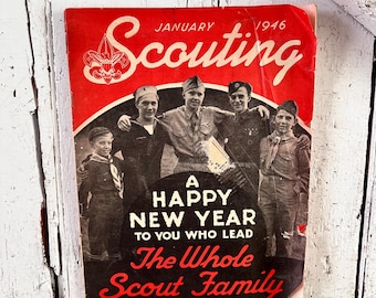 Revista Scout de los años 40, enero de 1946