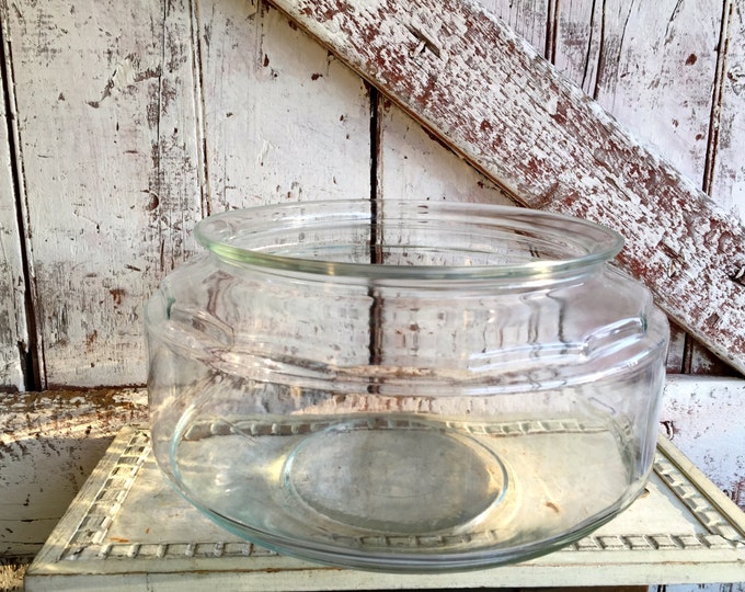 Fish Bowl Vintage Clear Glass Terrarium Fish Bowl Clear Glass Vase for
