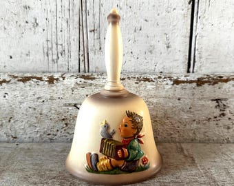 Bell 1978 Hummel Goebel Annual Hand bell West Germany In Original Box