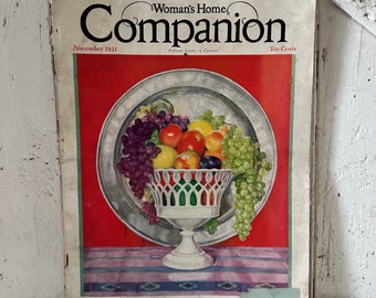 Woman&#39;s Home Companion November 1931 Vintage Magazine