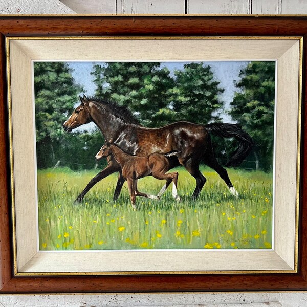 Horse and Colt - Etsy