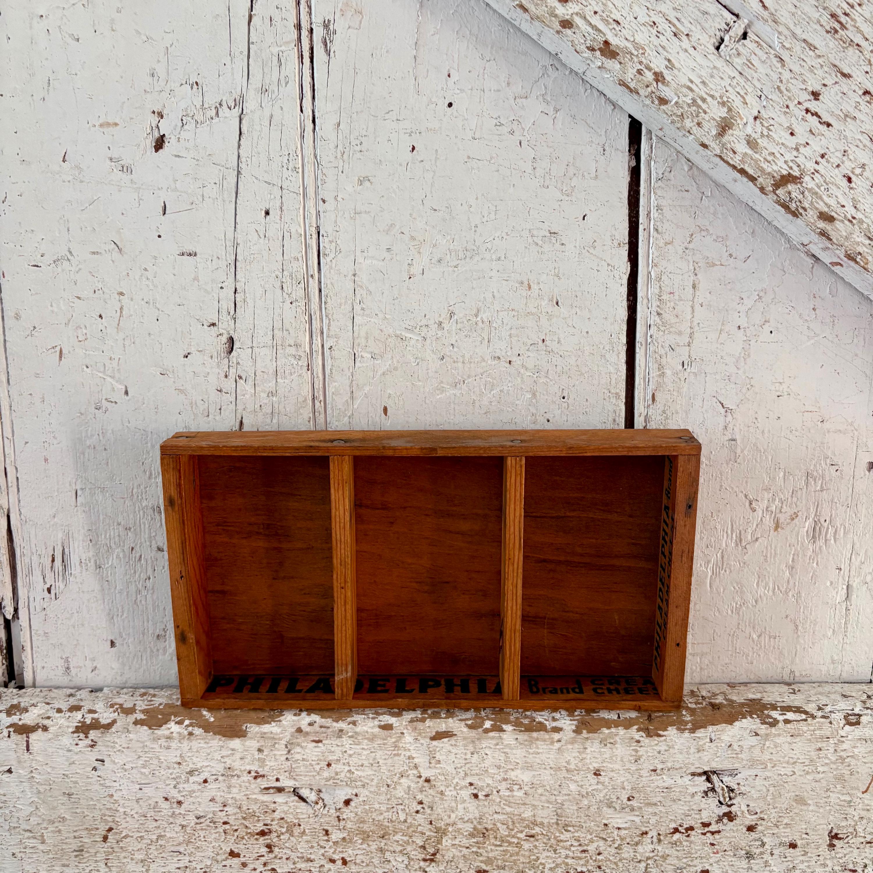 Antique Vintage Wood Boxes With Dividers - Etsy