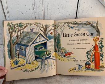 The Little Green Car Hardcover January 1, 1946 by Caroline Emerson