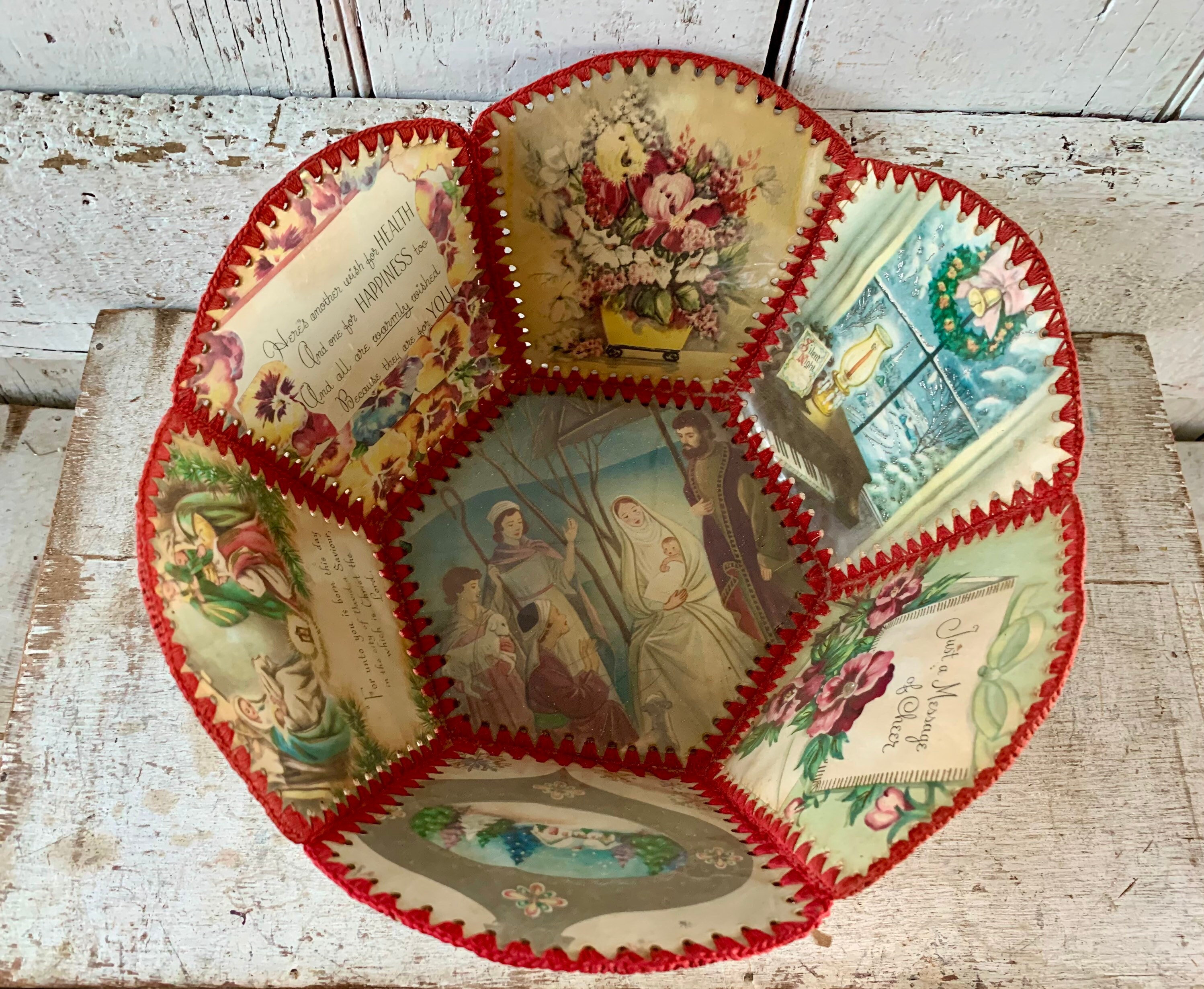 Christmas card basket Clearance