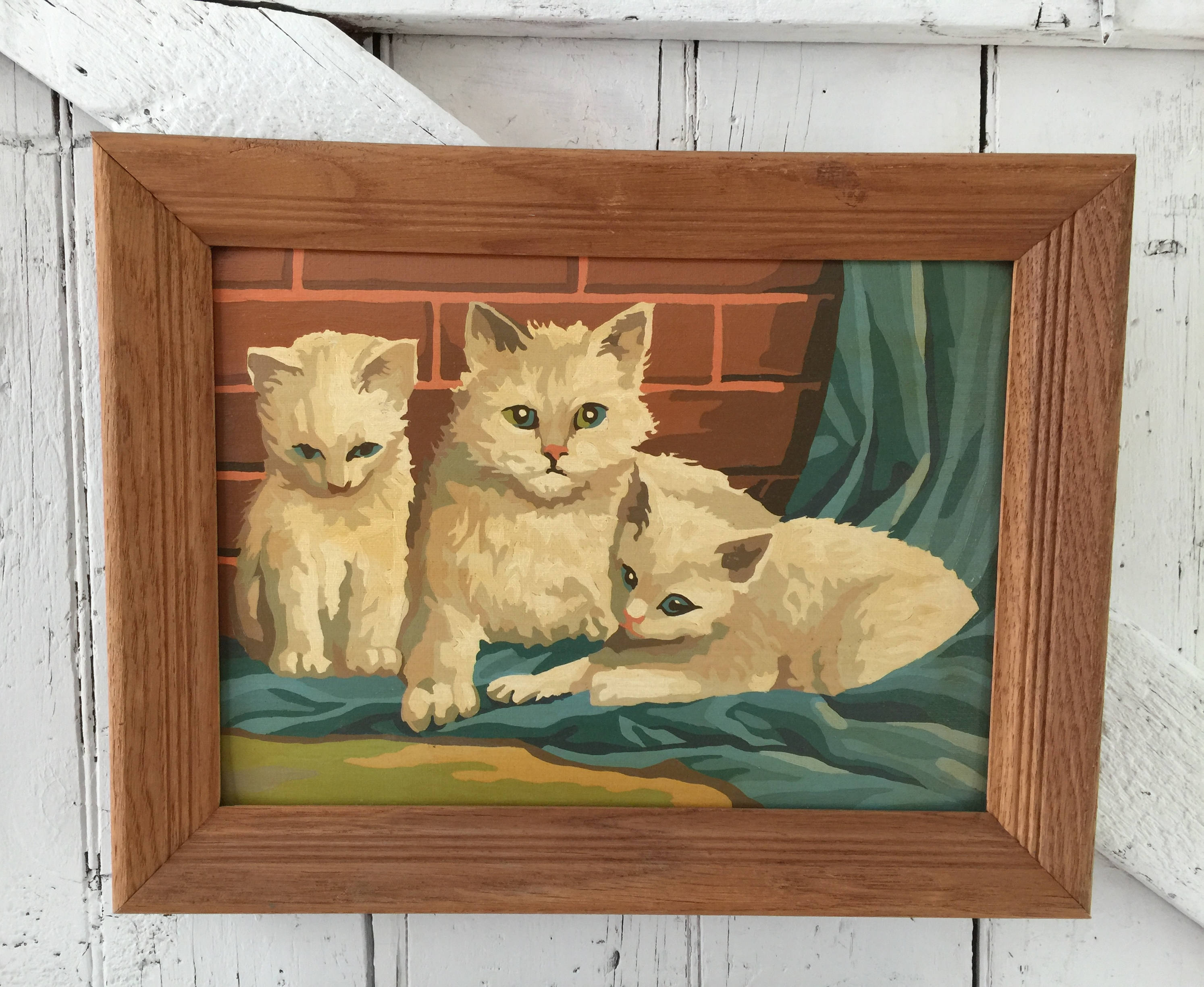Cat Paint By Number Mother With Kittens Numbers 50
