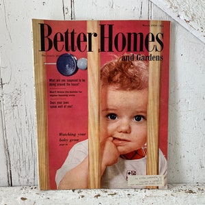 Better Homes and Gardens 1959 March Vintage Magazine