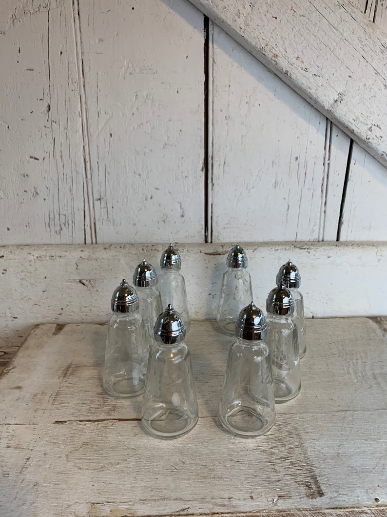 Salt Pepper Shakers Princess House Crystal Salt Shaker Vintage Etsy