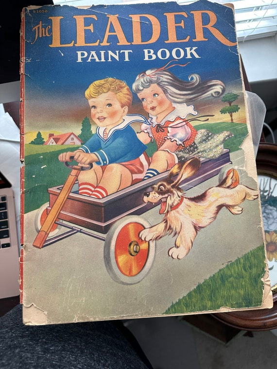 Vintage 1960's Paint With Water Child's Painting Book Vintage '60s Child's  Painting Coloring Book Best Vintage Children's Activity Book 