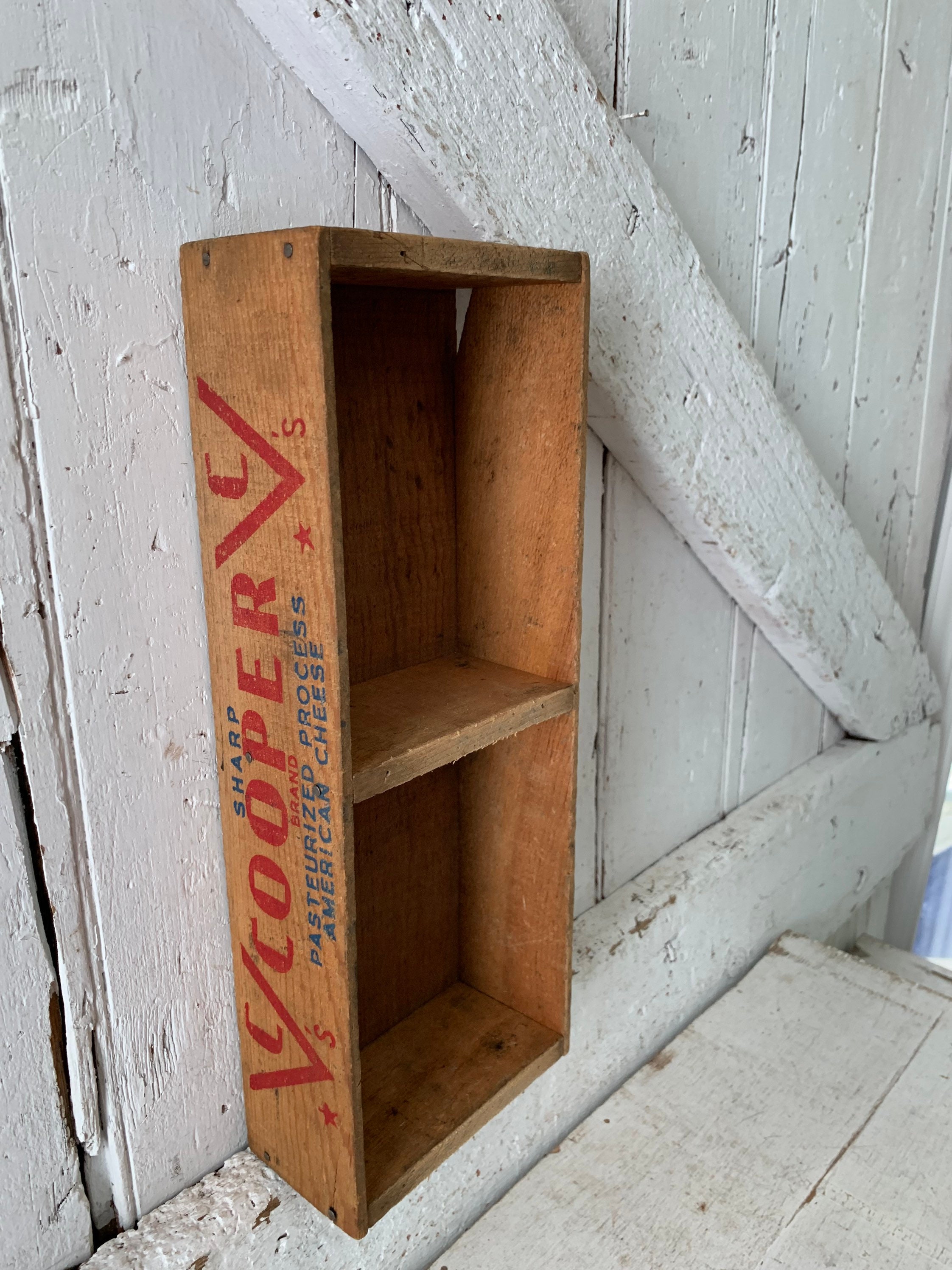 Käsedose aus Holz mit Trennwänden Primitives Dekor | Etsy