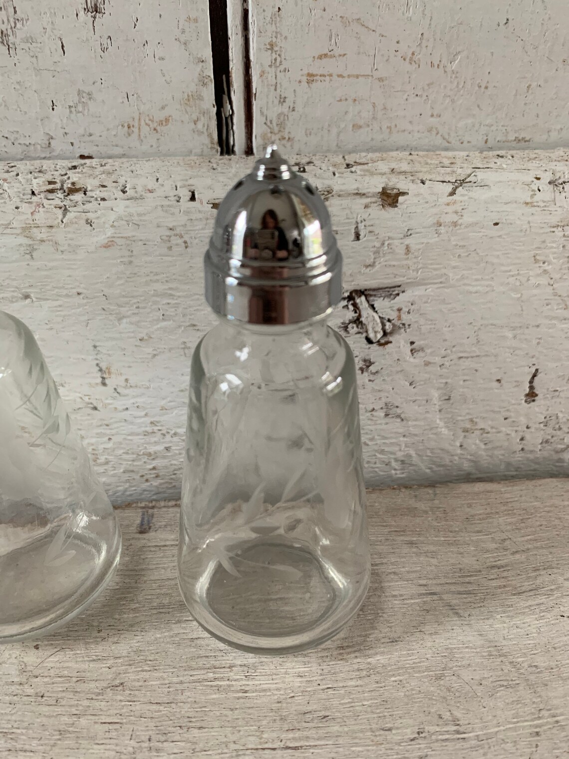 Salt Pepper Shakers Princess House Crystal Salt Shaker Vintage Etsy