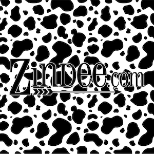 Cow print pattern vinyl, printed vinyl, adhesive vinyl, heat transfer vinyl, pattern heat transfer, printed HTV or ADHESIVE, iron on