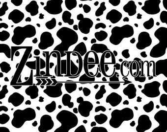 Cow print pattern vinyl, printed vinyl, adhesive vinyl, heat transfer vinyl, pattern heat transfer, printed HTV or ADHESIVE, iron on