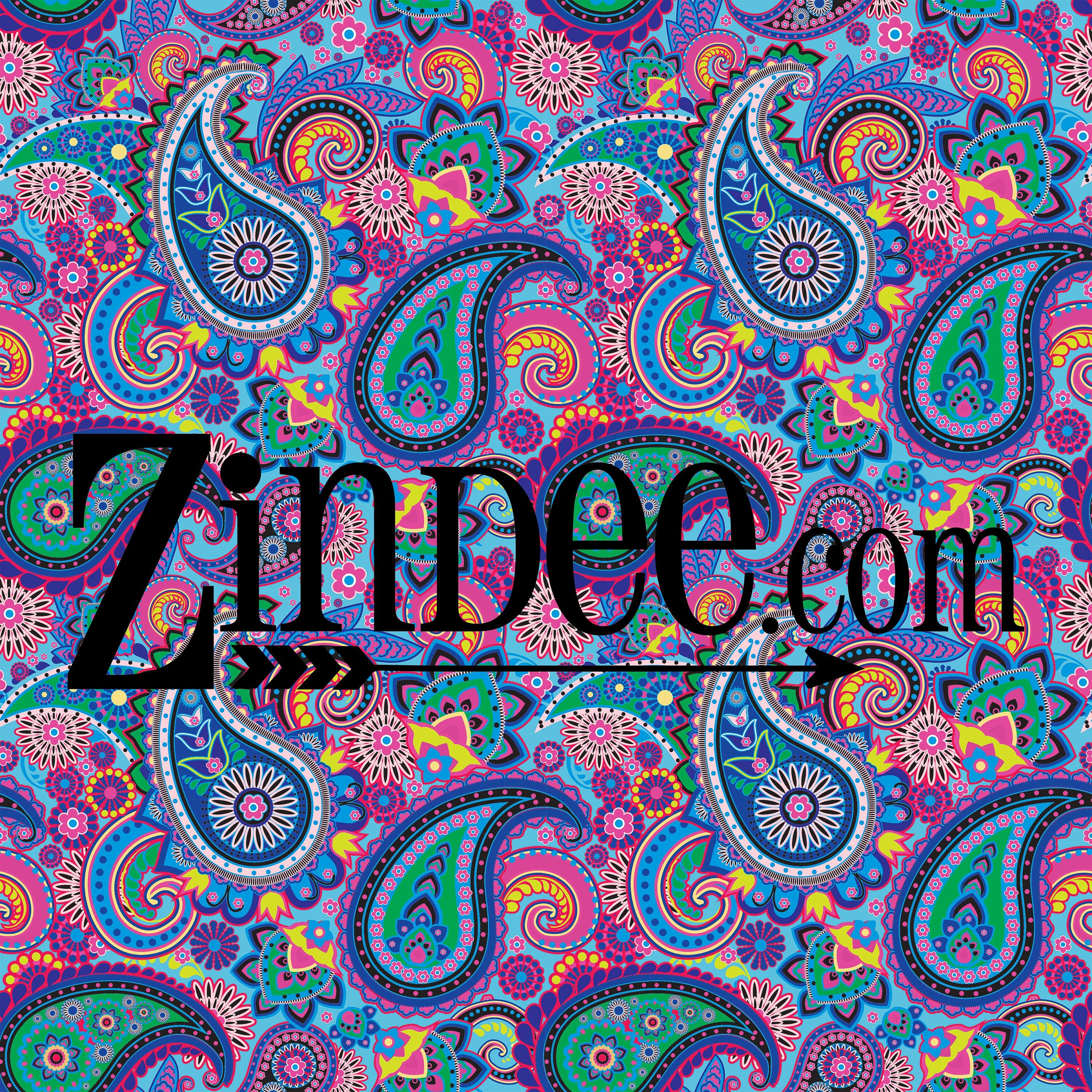 Paisley ZS2 pattern vinyl printed vinyl adhesive vinyl heat Etsy