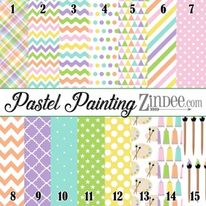 Pastel painting pattern vinyl, printed vinyl, adhesive vinyl, heat transfer vinyl, pattern heat transfer, printed HTV or ADHESIVE, iron on