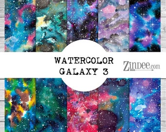 Watercolor galaxy 3 vinyl, printed vinyl, adhesive vinyl, heat transfer vinyl, pattern heat transfer, printed HTV or ADHESIVE, iron on