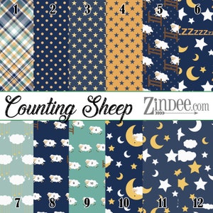 Counting sheep vinyl, printed vinyl, adhesive vinyl, heat transfer vinyl, pattern heat transfer, printed HTV or ADHESIVE, iron on
