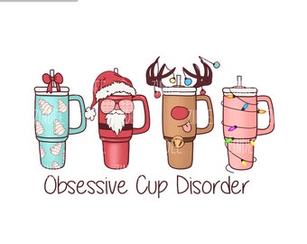 Cup Disorder UV DTF Decal