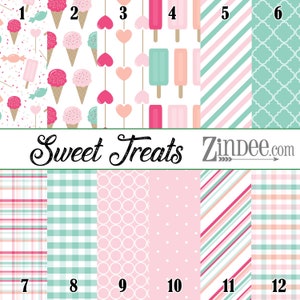 Sweet treats pattern vinyl, printed vinyl, adhesive vinyl, heat transfer vinyl, pattern heat transfer, printed HTV or ADHESIVE, iron