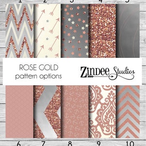 Rose Gold vinyl, printed vinyl, adhesive vinyl, heat transfer vinyl, pattern heat transfer, printed HTV or ADHESIVE, iron on