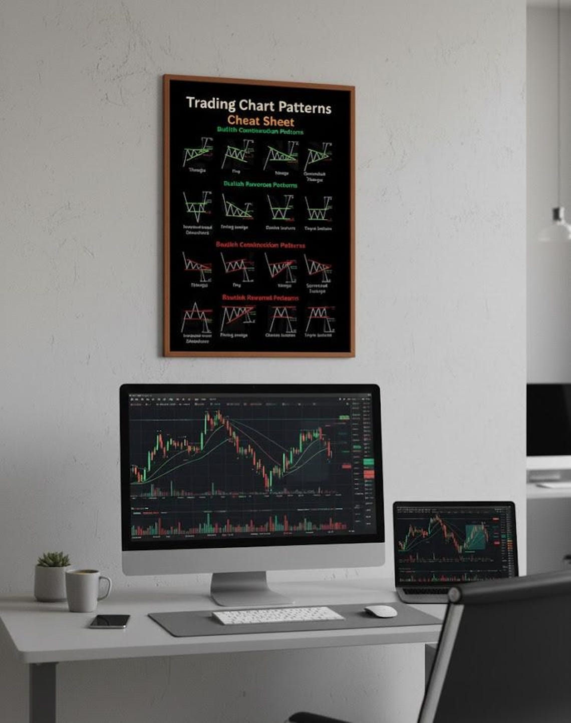 Trading Chart Patterns Cheat Sheet | Technical Analysis Poster ...
