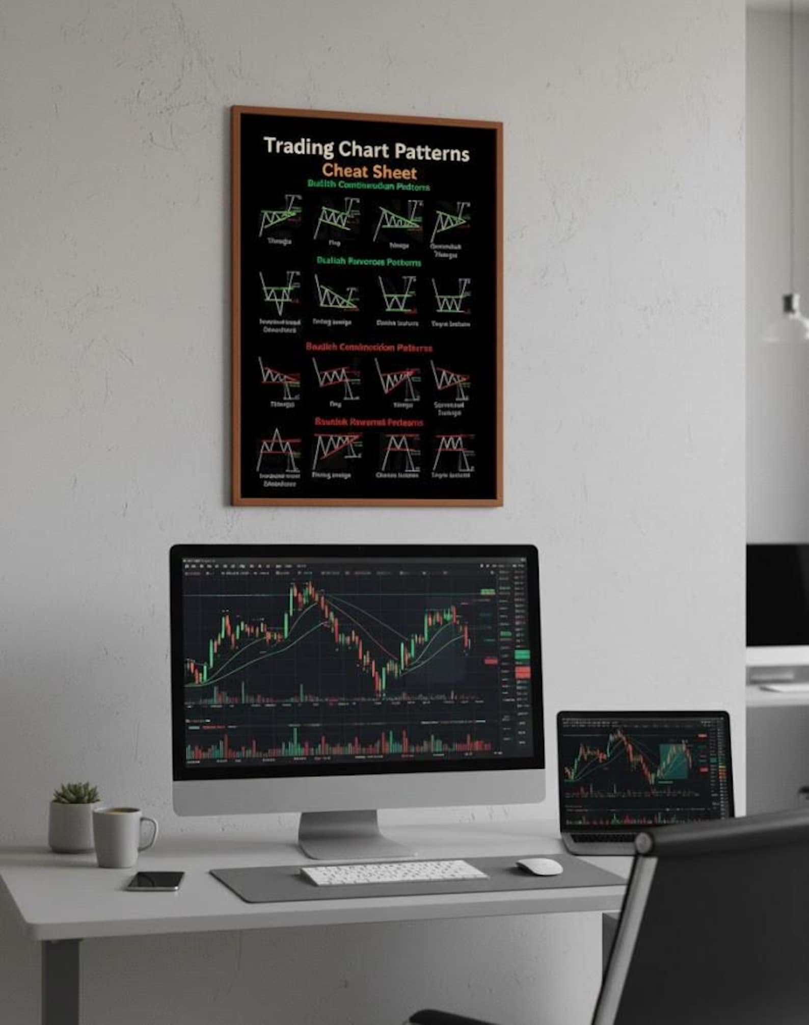 Trading Chart Patterns Cheat Sheet | Technical Analysis Poster ...