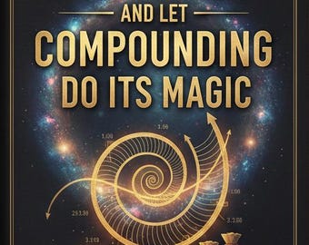Trading Poster - Stay Calm and Let Compounding Do Its Magic (Digital Download)