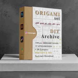 300+ Origami Animal Patterns, Low Poly PDF, Vector Templates (DXF, AI)