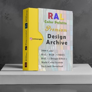 3000 RAL Color Palette Bundle, RGB Hex Codes, Procreate Swatches (Digital Download)