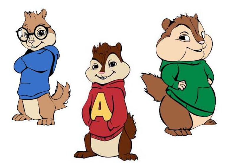 Alvin Chipmunks SVG Bundle, Simon Theodore Clipart, Kids Birthday Shirt ...