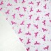 PREWASHED- Timeless Treasures Mini Unicorns Pink Stars 18" × 20" Fat Quarter 100% Cotton mini c 2475