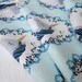 Michael Miller Fabrics Do You Believe? Sandra Clemons Aqua Metallic by the HALF yard fabric