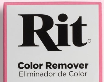 Rit Color Remover, traitement à lessive, poudre de 2 oz, éclaircissement des couleurs avant de teindre vos tissus, décoloration des vêtements