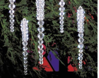 christmas ornament kit handmade beaded icicles christmas decoration icicle ornaments diy christmas ornaments 5489 - Icicle Christmas Decorations christmas ornament kit handmade beaded icicles christmas decoration icicle ornaments diy christmas ornaments 5489 - Icicle Christmas Decorations