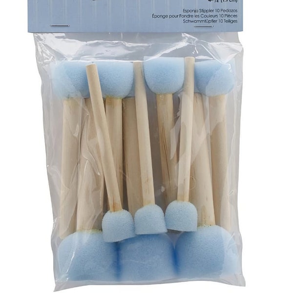 Foam Brushes Painting Etsy