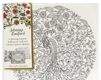 Canvas Art Kit For Adults Johanna Basford Coloring Secret Garden Wall DIY Crafts Home Decor