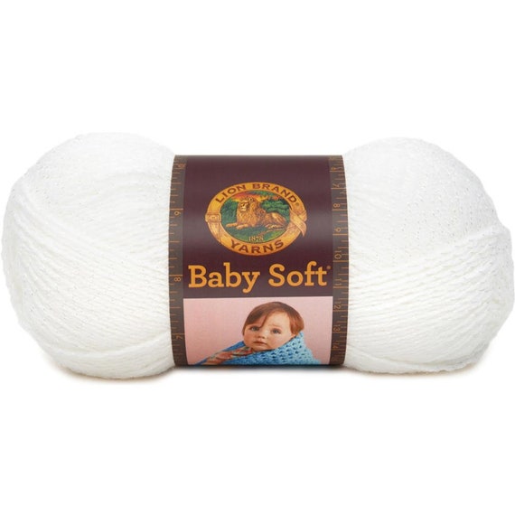 Baby Pastel Self Striping & Solid Yarn Lion Brand Baby Soft Yarn Sport  Weight Acrylic Baby Yarn Machine Wash and Dry 459 Yards 