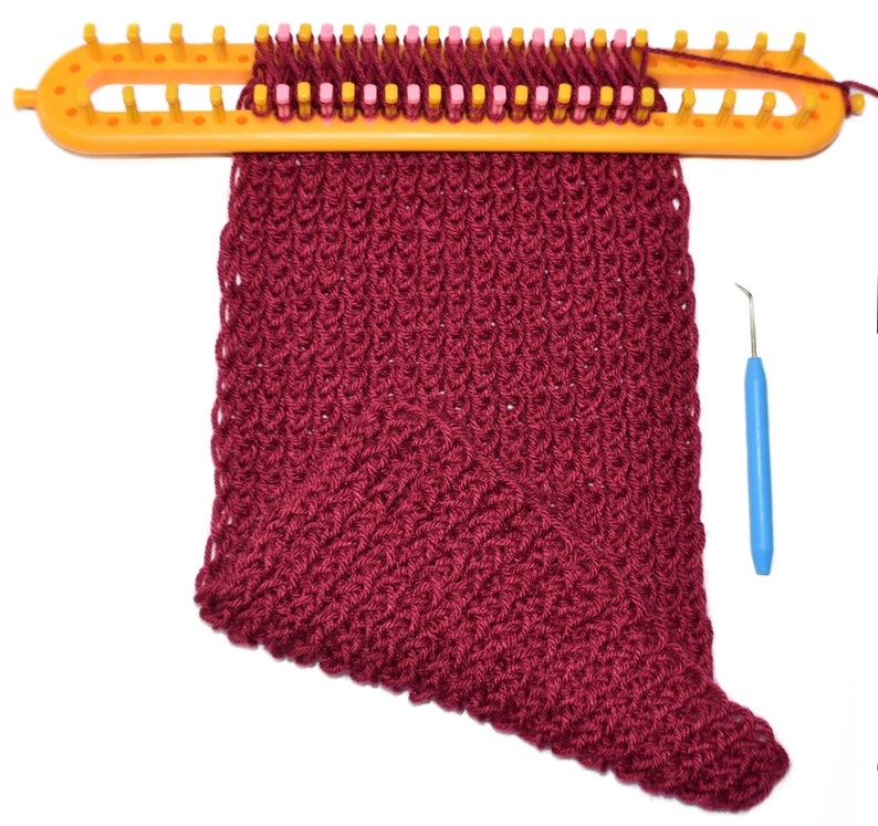 Long Knitting Loom Set of 4 with Removable Pegs Adjustable ...