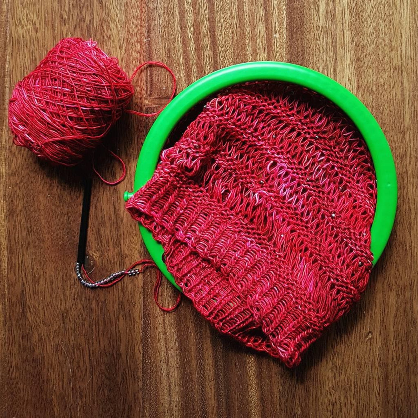 Round Knitting Loom With Removable Pegs Adult Hat Loom Etsy