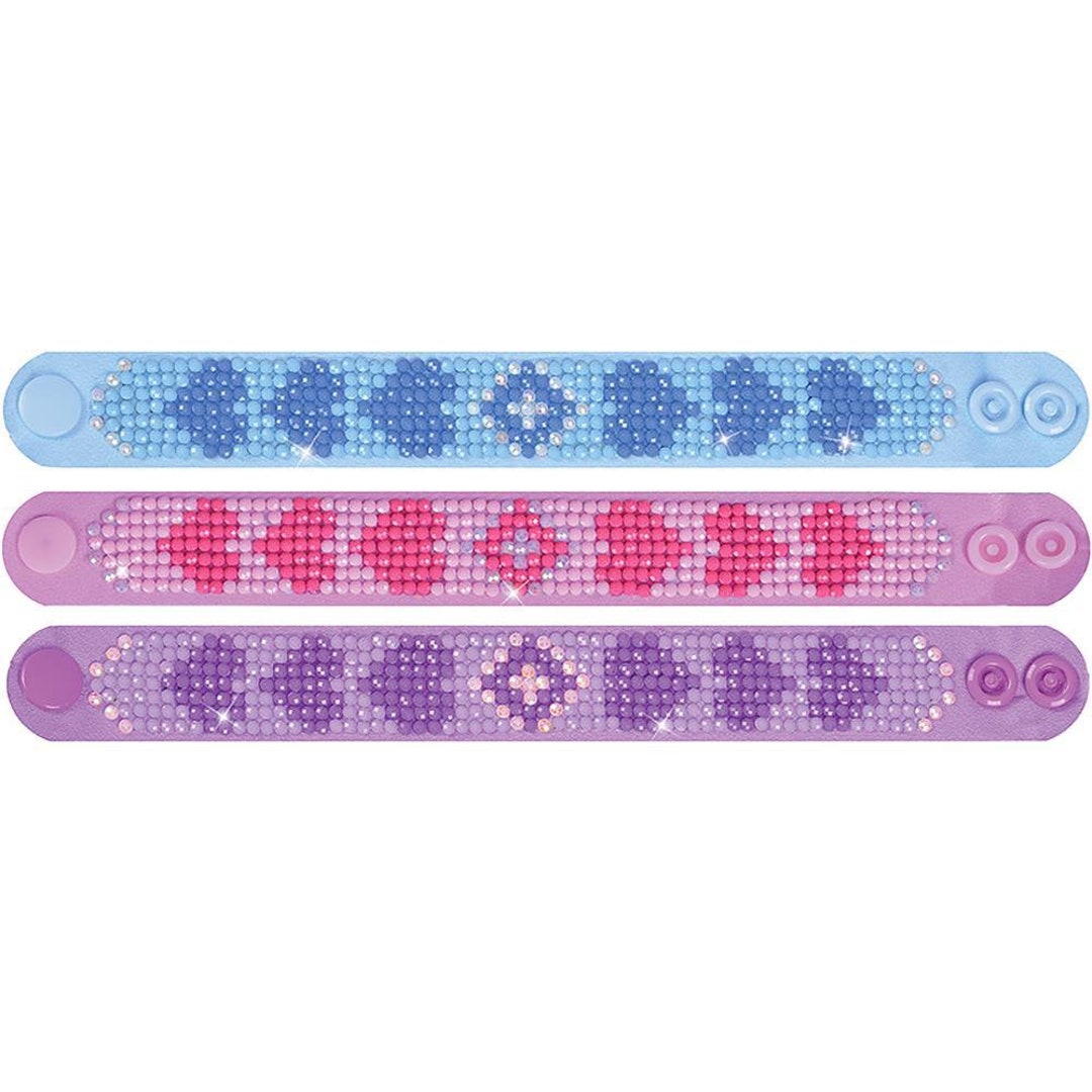 Sparkly Friendship Bracelet Kit Kids Diamond Art Friendship Bracelets 3 ...