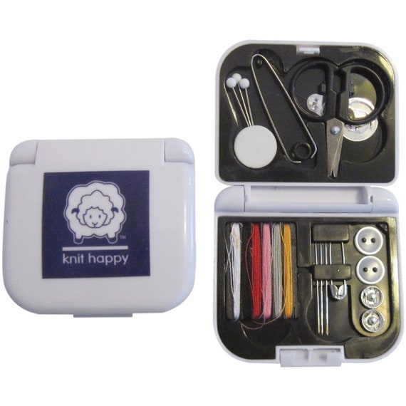 Sewing Kit for Adults, Knit Happy Sewing Kit Travel Repair Kit, Beginner  Travel Sewing Kit 