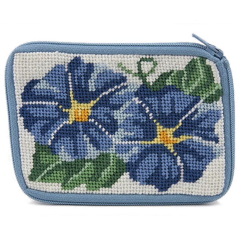 Needlepoint Kit Beginners Cross Stitch Coin Purse Kit Stitch Etsy