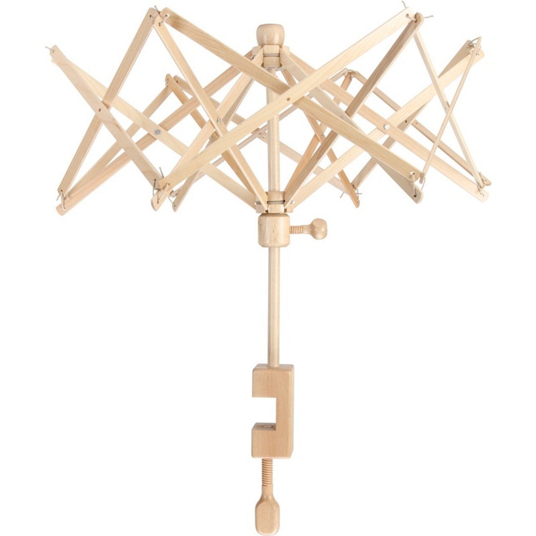 Umbrella Swift Yarn Winder by Lacis, Wooden Yarn Winder, Wind up to 60 Circumference Skeins Etsy
