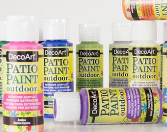 DecoArt Patio Paint: Outdoor Garden & Decor, 2oz Bottle