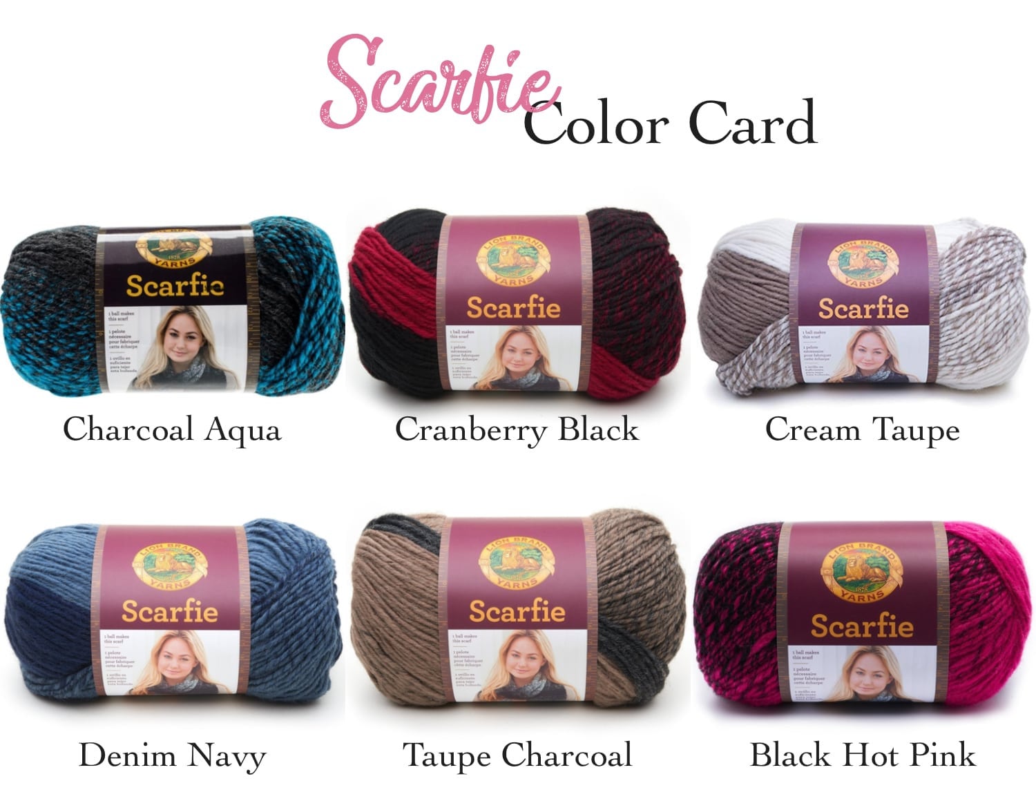 Lion Brand Scarfie Yarn 5 Bulky Chunky Weight Yarn Ombre for Knitting Crocheting Scarves Acrylic Wool Blend Machine Wash Etsy