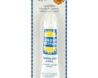 Dritz Liquid Stitch: Fabric Mending Glue for Beads, Lace, and Hems