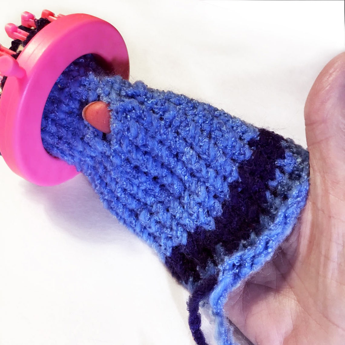 Mini Round Knitting Loom Circular Flower Loom with Adjustable Etsy