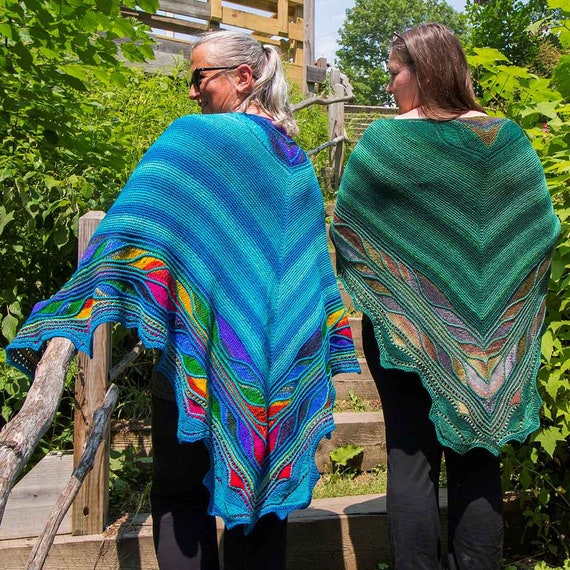 Vacation Butterfly Shawl Knitting Kit: Urth Yarns, Marin Melchior Pattern