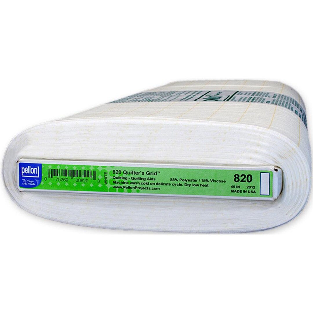 Pellon Fusible Quilter's 1 Grid 820, Sold by the Yard 45 Wide, Quilt
